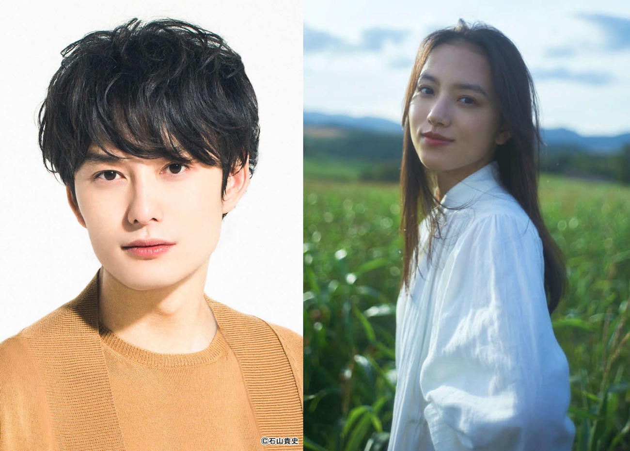 台湾映画「1秒先の彼女」の日本版リメーク映画「1秒先の彼」に主演する岡田将生と清原果耶