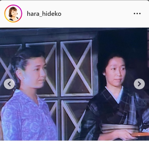 原日出子のインスタグラムより