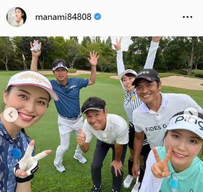 橋本マナミのインスタグラムより