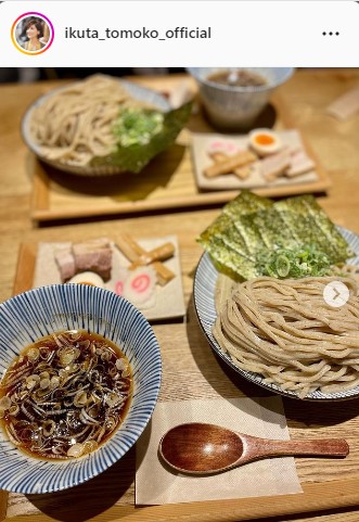 生田智子インスタグラムより