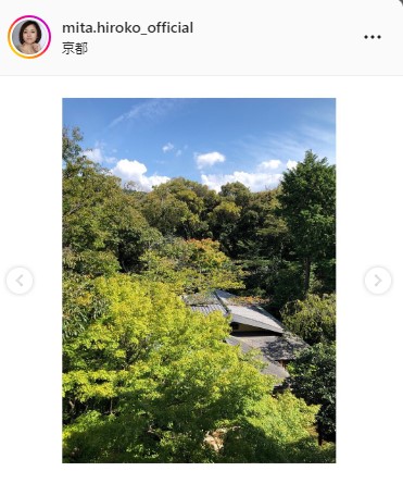 三田寛子インスタグラムより