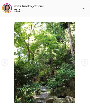 三田寛子インスタグラムより