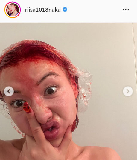 仲里依紗のインスタグラムより