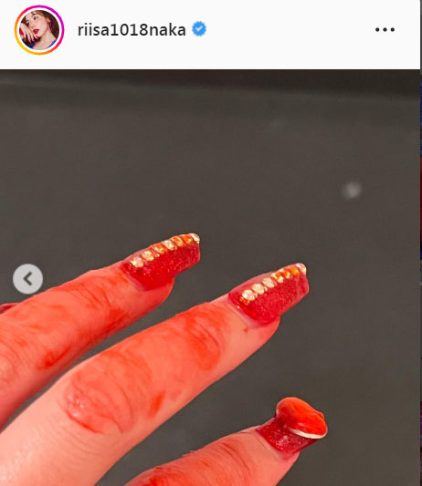 仲里依紗のインスタグラムより
