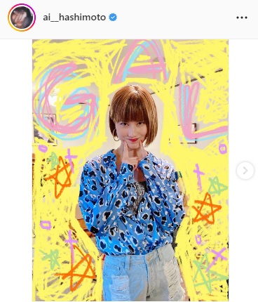 金髪ギャル姿の橋本愛（橋本愛のインスタグラムより）