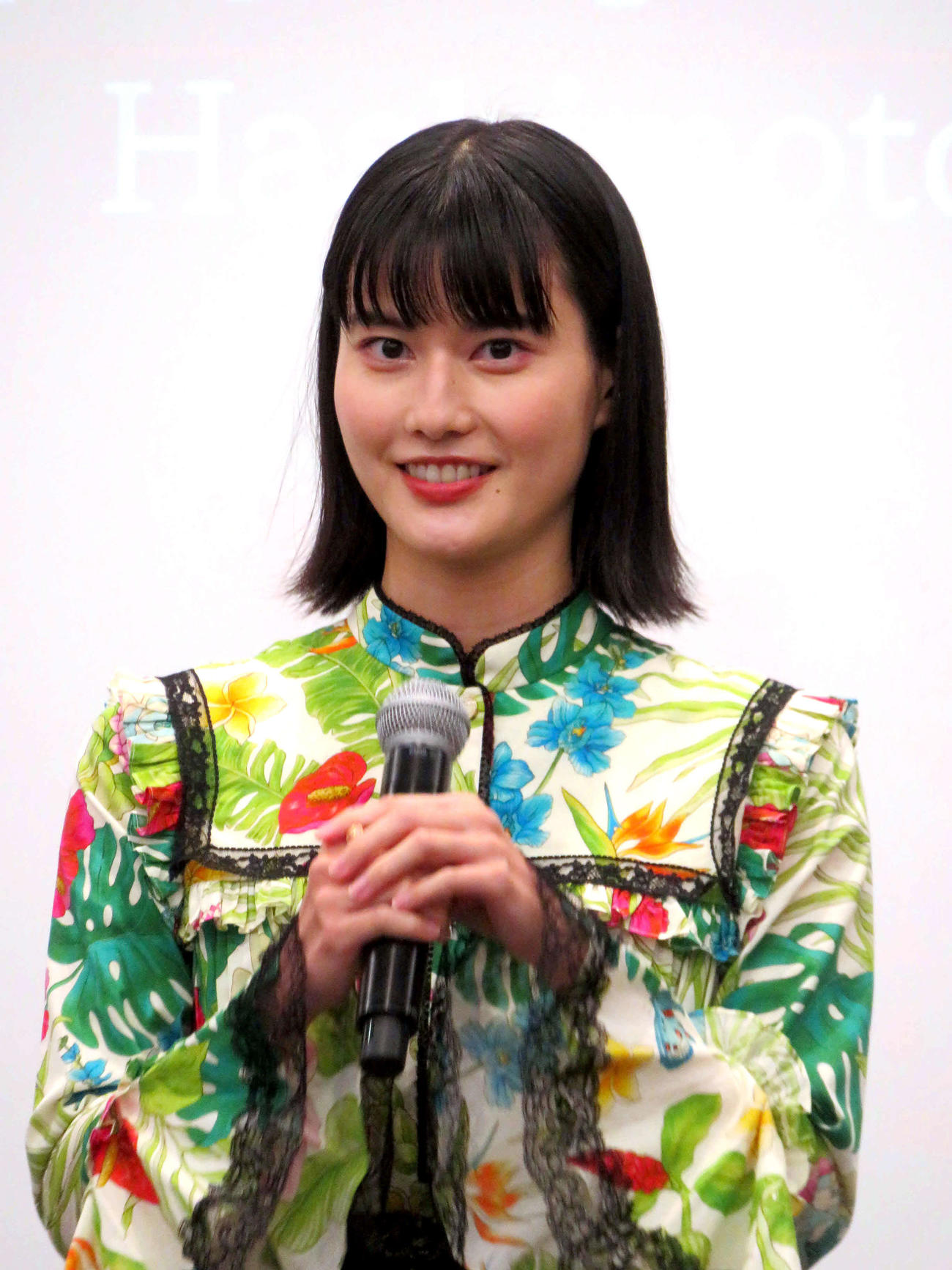 第35回東京国際映画祭ラインナップ発表記者会見に登壇した橋本愛（撮影・村上幸将）