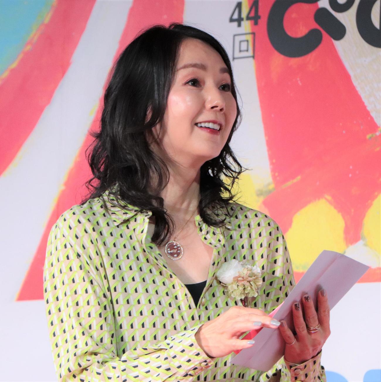 「PFFアワード2022」で最終審査員を務めたとよた真帆（撮影・藤塚大輔）