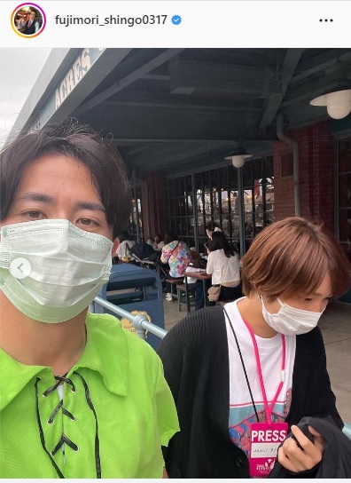 藤森慎吾インスタグラムより