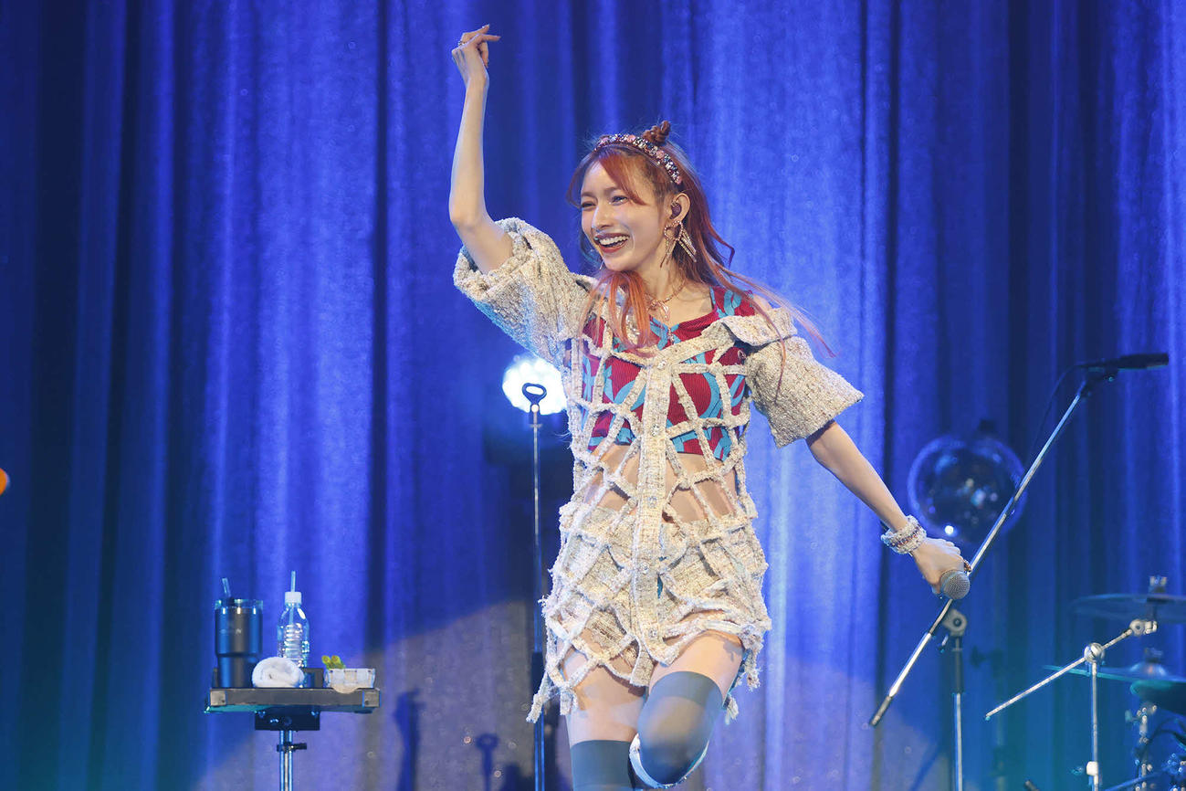 「後藤真希LIVE TOUR 2022『歌ってみた～Songs of You and Me！～』」の最終公演を行った後藤真希