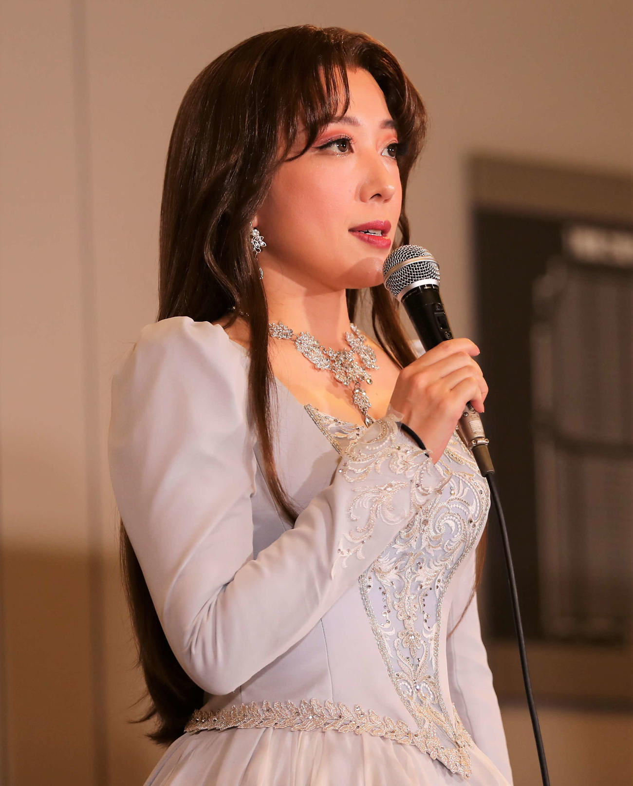 ミュージカル「フィスト・オブ・ノーススター～北斗の拳～」の取材会に出席した平原綾香（撮影・星夏穂）