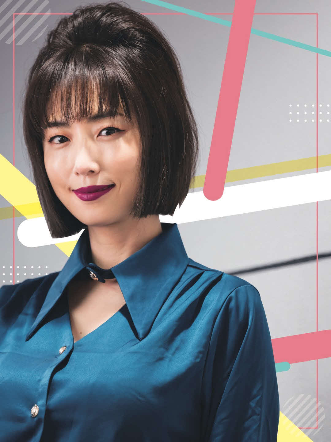 テレビ東京系ドラマ「完全に詰んだイチ子はもうカリスマになるしかないの」でカリスマ女社長役を務めるMEGUMI