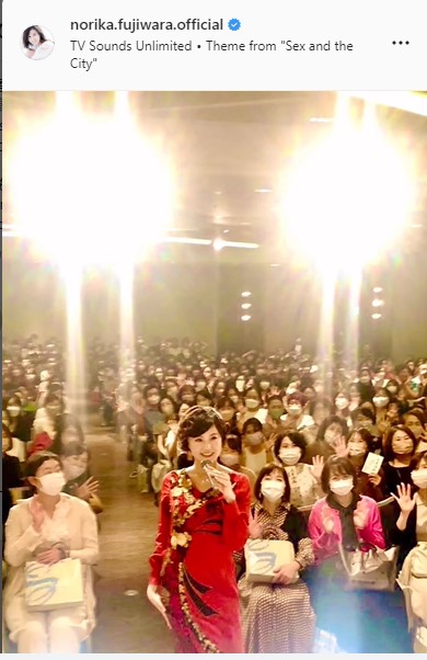 藤原紀香インスタグラムより