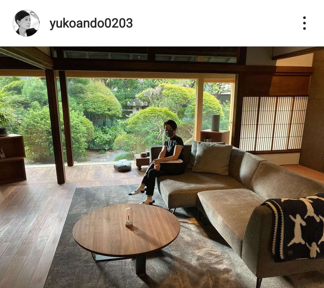安藤優子インスタグラムより
