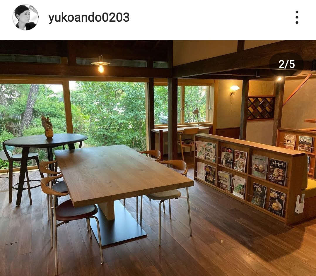 安藤優子インスタグラムより
