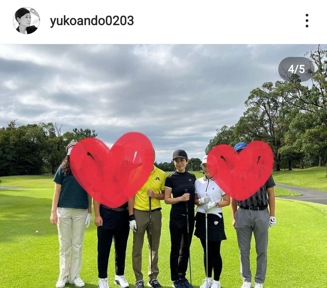 安藤優子インスタグラムより