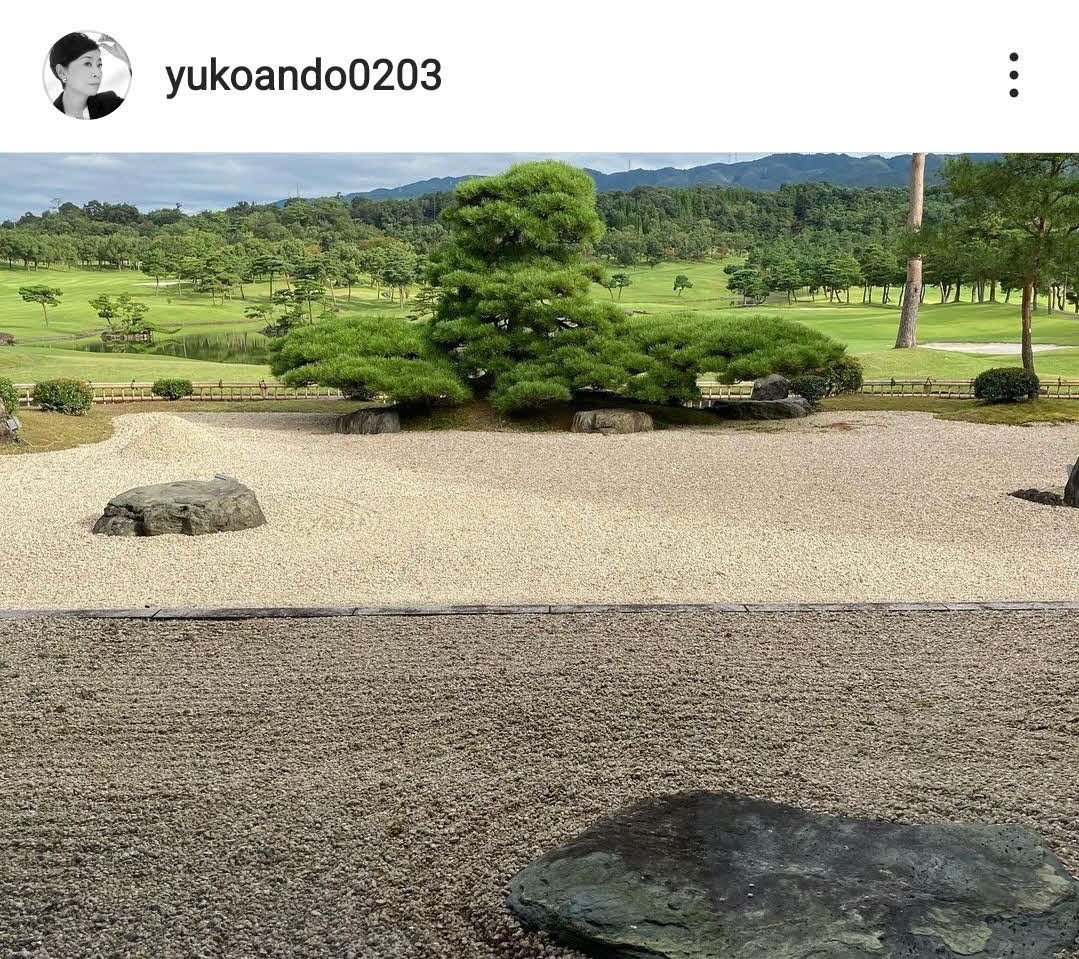 安藤優子インスタグラムより