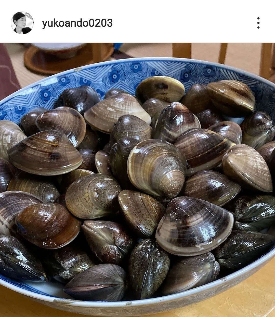 安藤優子インスタグラムより