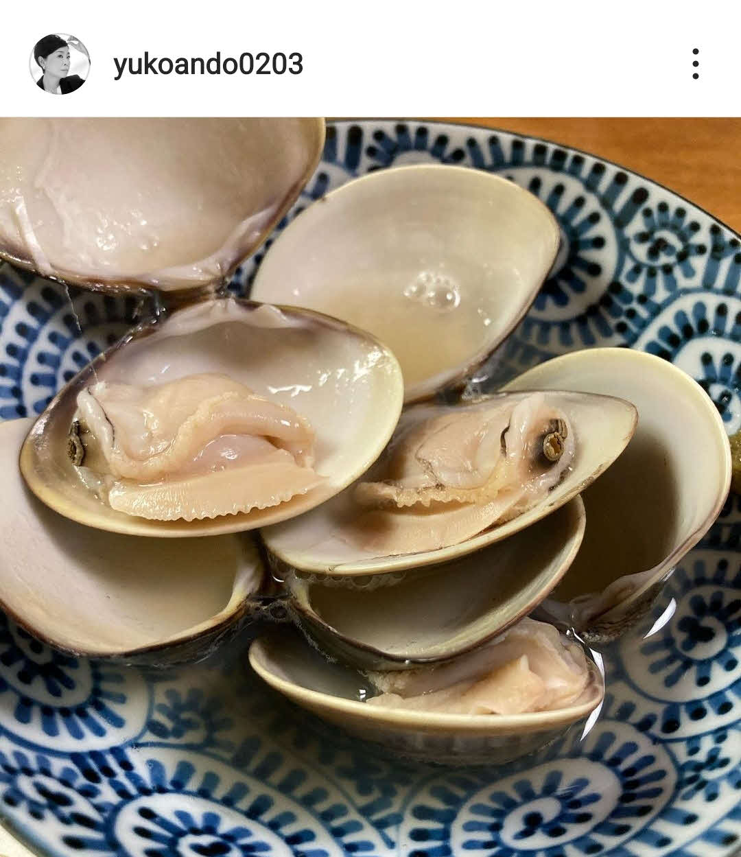 安藤優子インスタグラムより