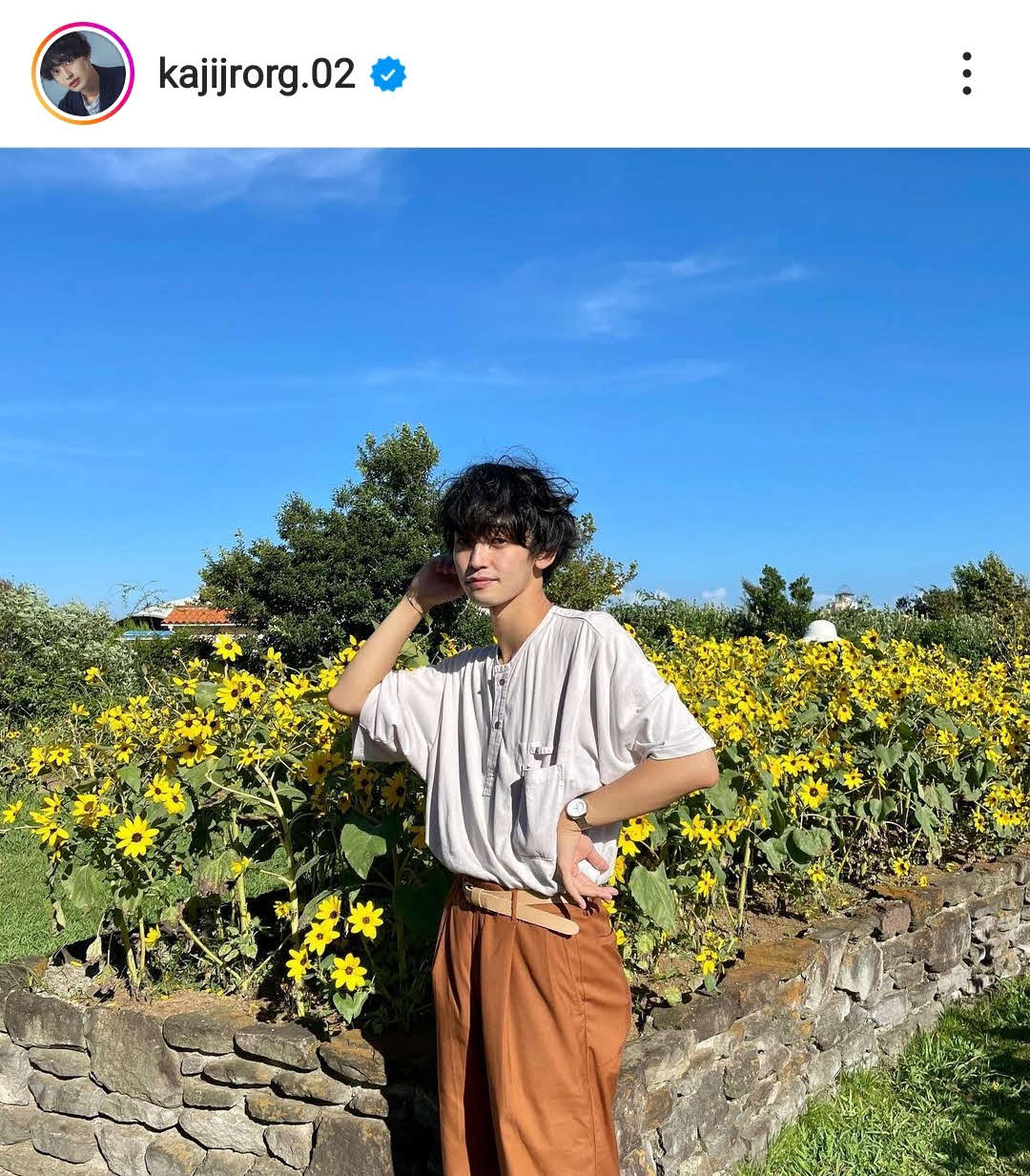 梶田冬磨さんのインスタグラムより