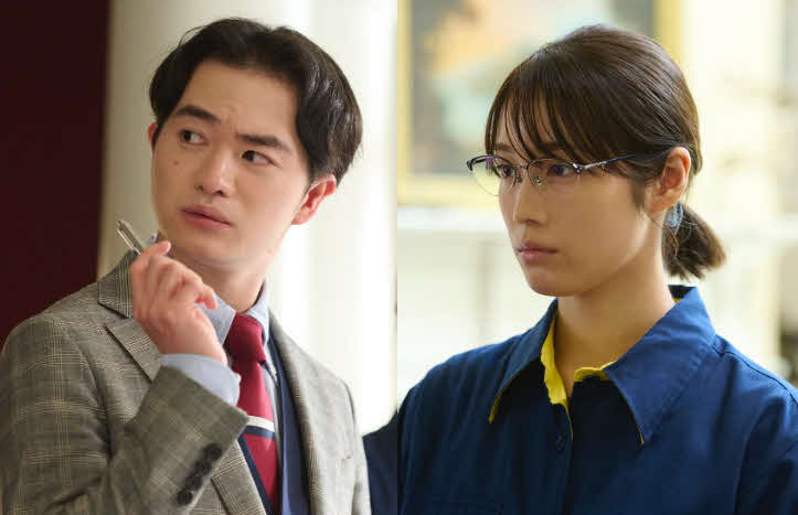 テレビ東京系ドラマ「真相は耳の中」に出演する森永悠希（左）と中村ゆりか