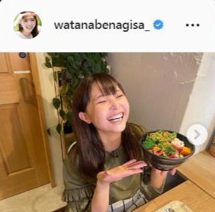 フジテレビ渡邊渚アナウンサーのインスタグラムより