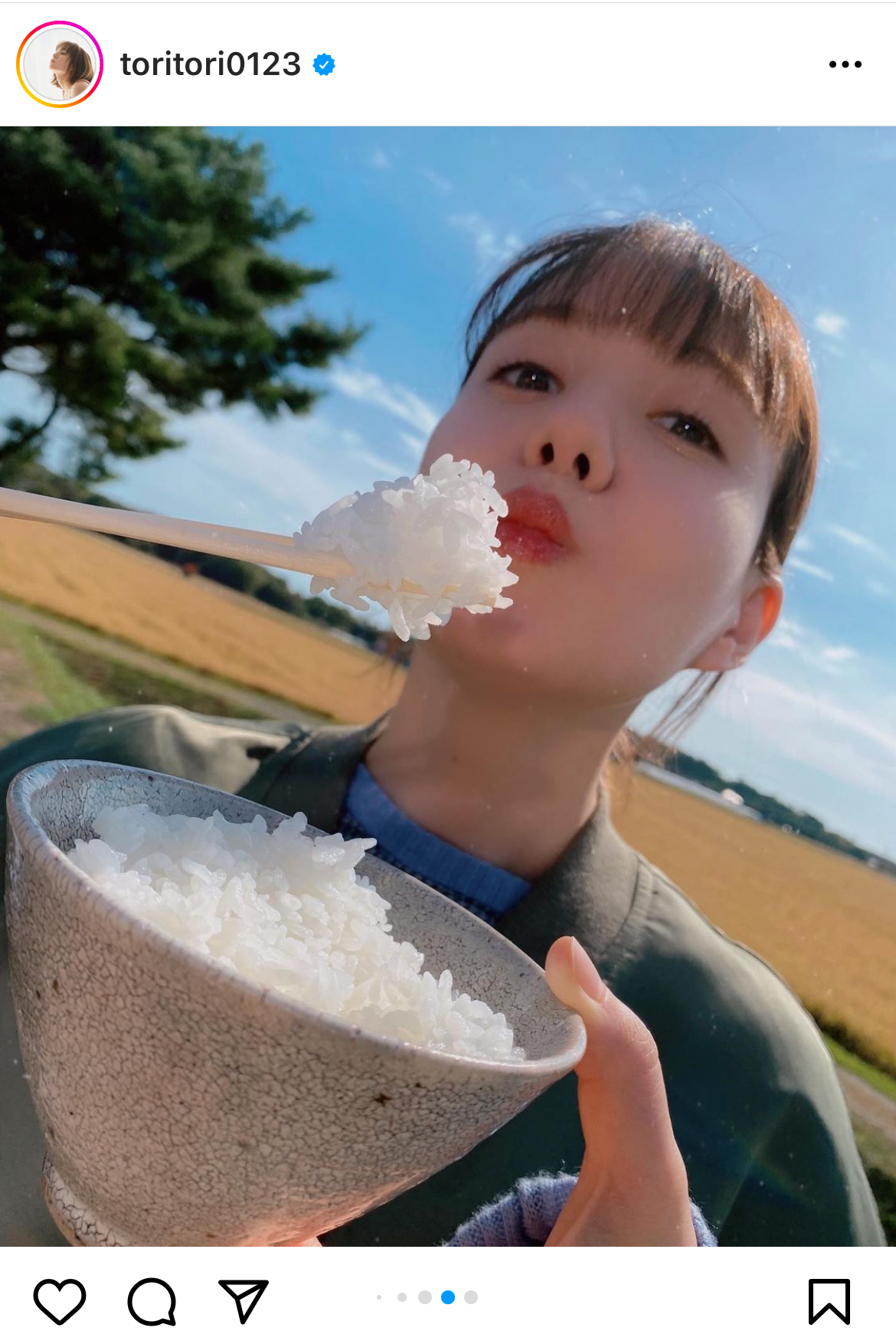 トリンドル玲奈のインスタグラムより