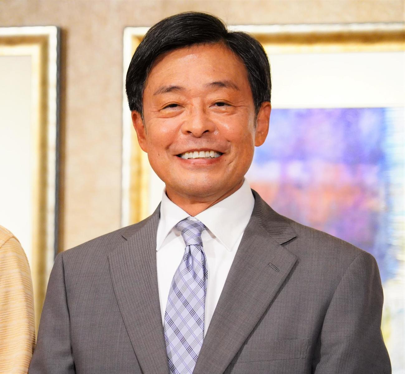 10月6日スタートのBS－TBS連続ドラマ「帰らないおじさん」の制作発表会に出席した光石研（撮影・佐藤成）