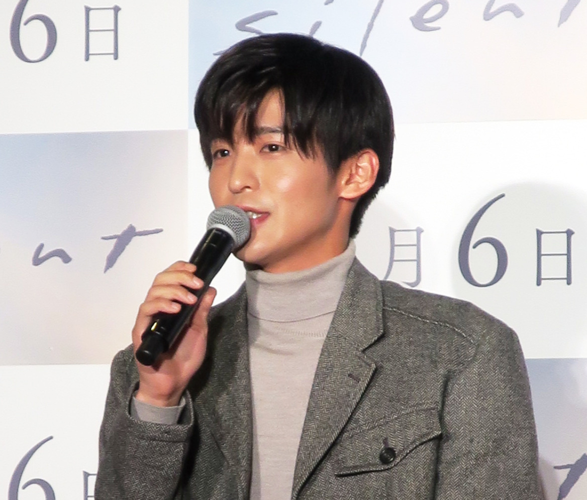 フジテレビ木曜劇場「silent」制作発表会で見どころを語る目黒蓮（Snow Man）