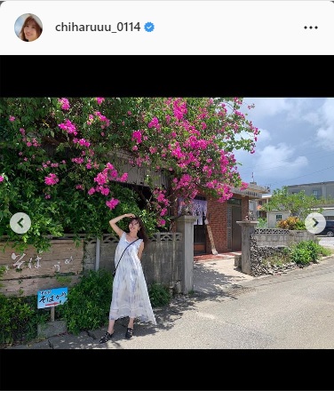 新山千春インスタグラムより