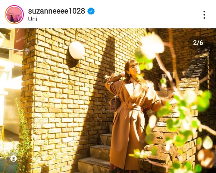 スザンヌのインスタグラムより