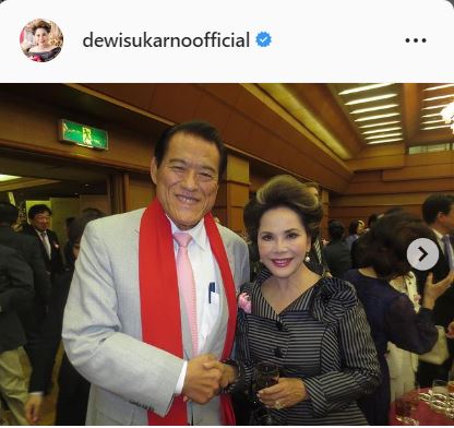 デヴィ夫人のインスタグラムより