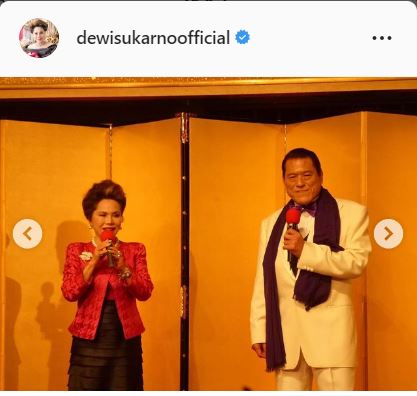 デヴィ夫人のインスタグラムより