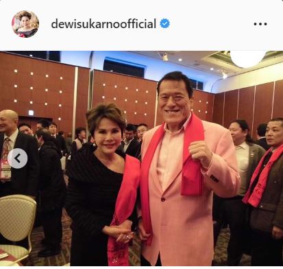 デヴィ夫人のインスタグラムより