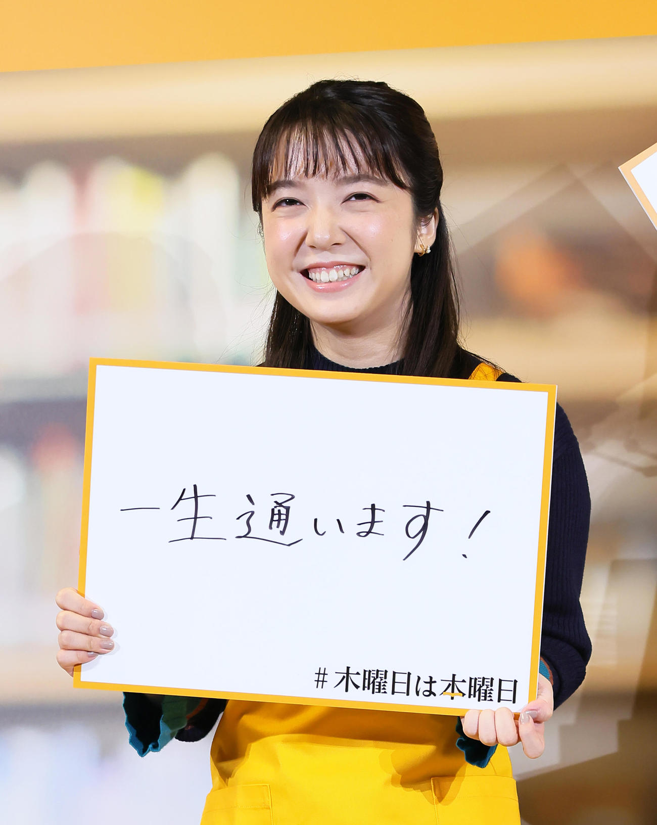 今後も書店に「一生通います！」と語った上白石萌音（撮影・足立雅史）