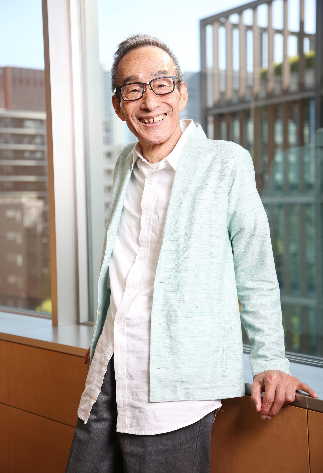 「超パーティー2022」に出演するビリー・バンバン菅原進（撮影・宮地輝）