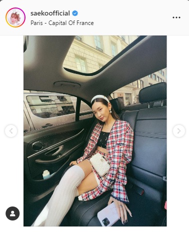 紗栄子インスタグラムより