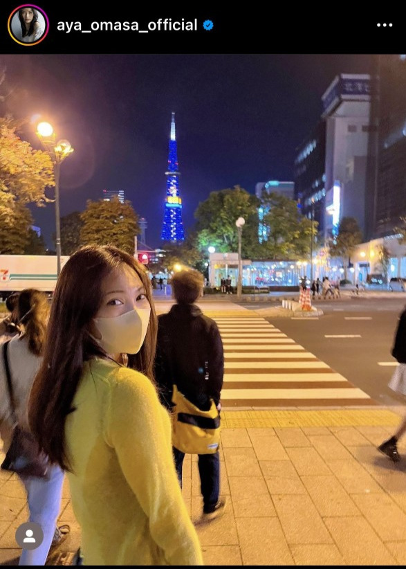 大政絢のインスタグラムより