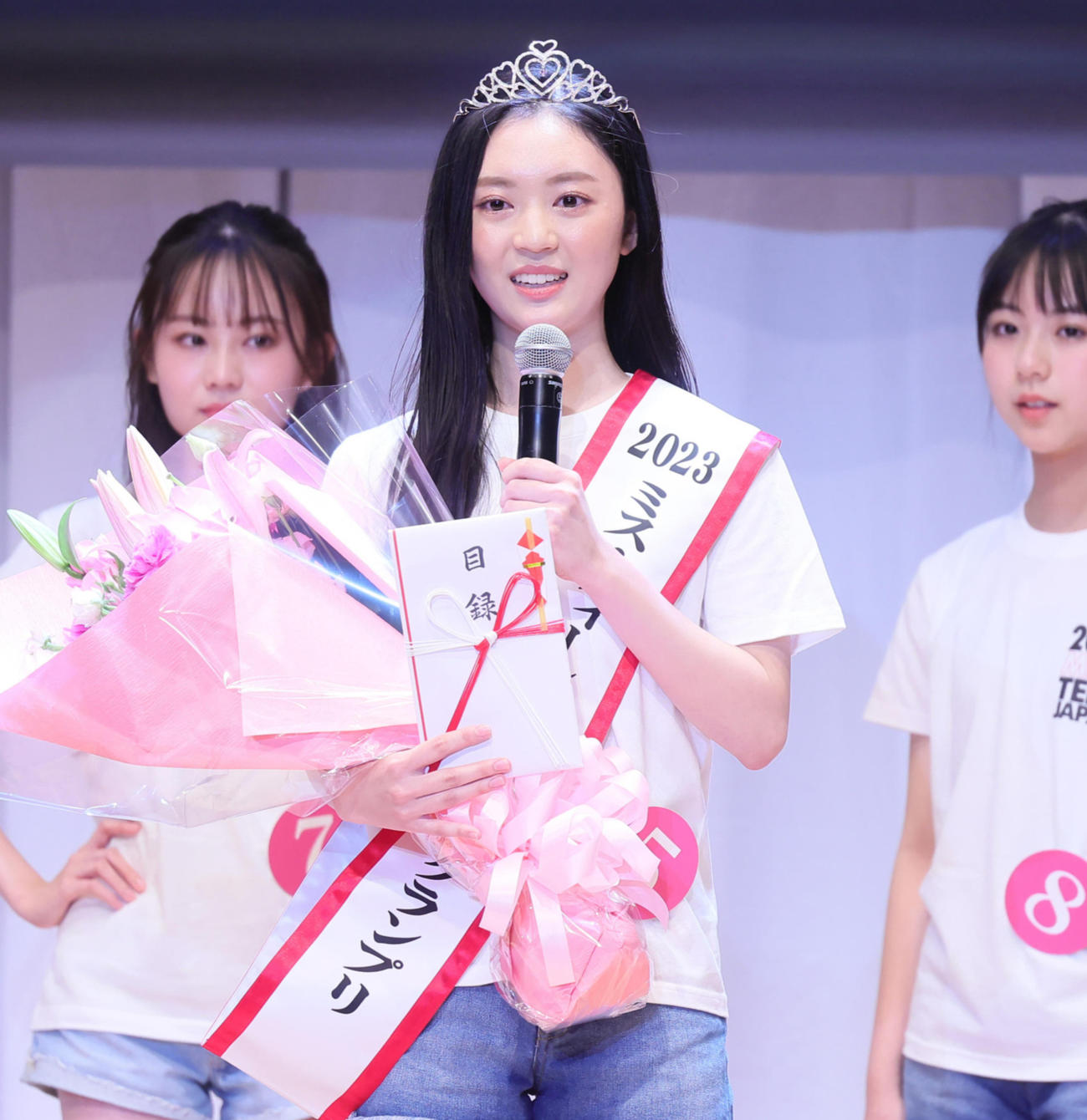 グランプリを受賞し喜びを語る辻村心響さん（撮影・足立雅史）