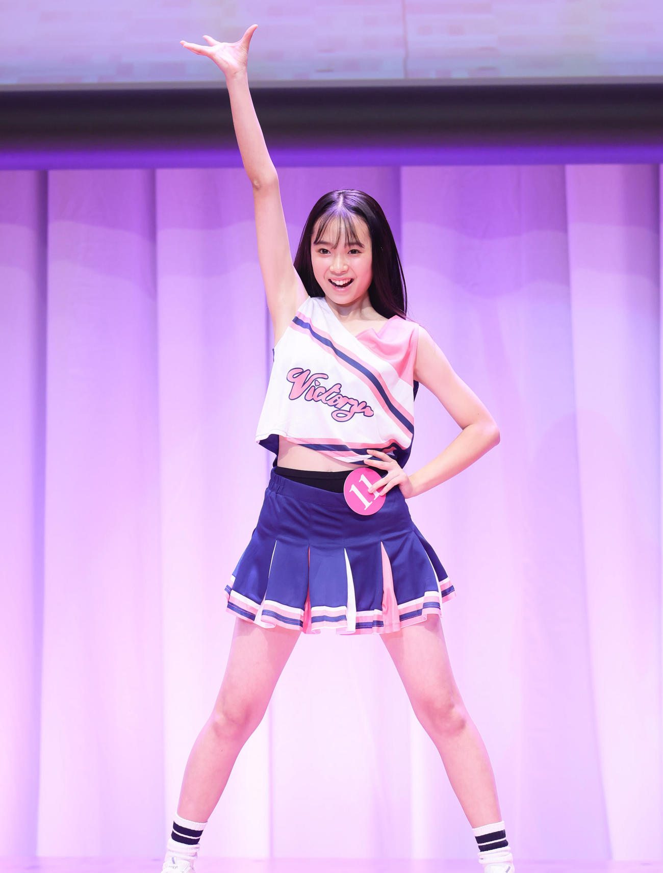 特技のダンスを披露する野村心春さん（撮影・足立雅史）