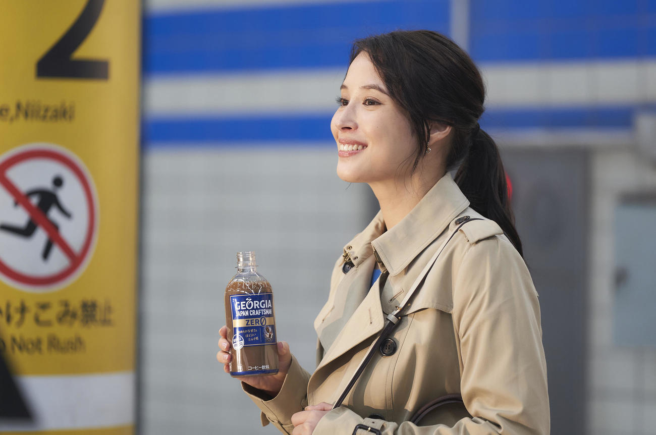 CM撮影に臨む広瀬アリス