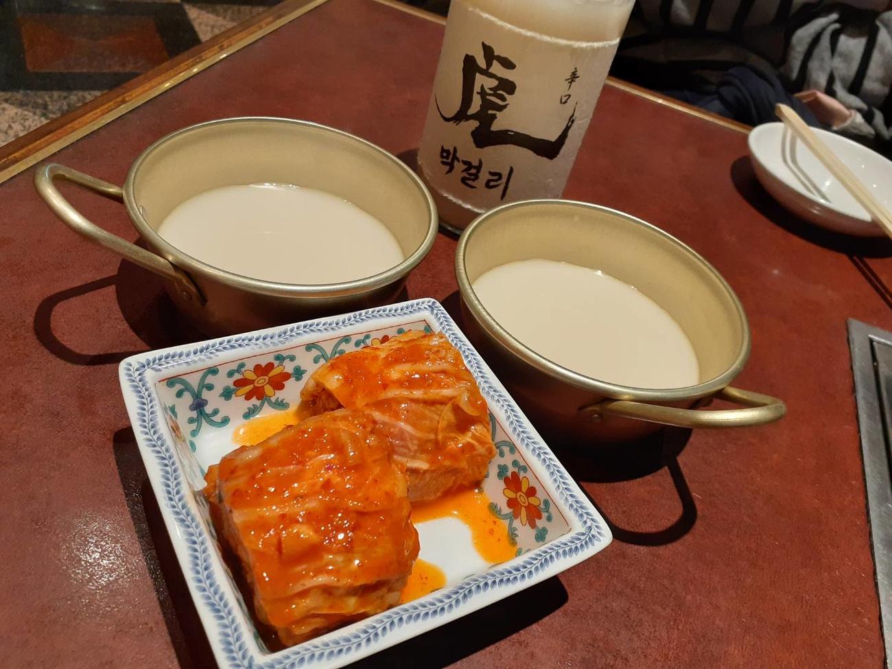 アントニオ猪木さんにマッコリで献杯
