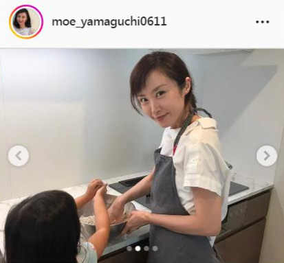 山口もえインスタグラムより