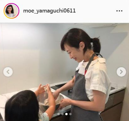 山口もえインスタグラムより