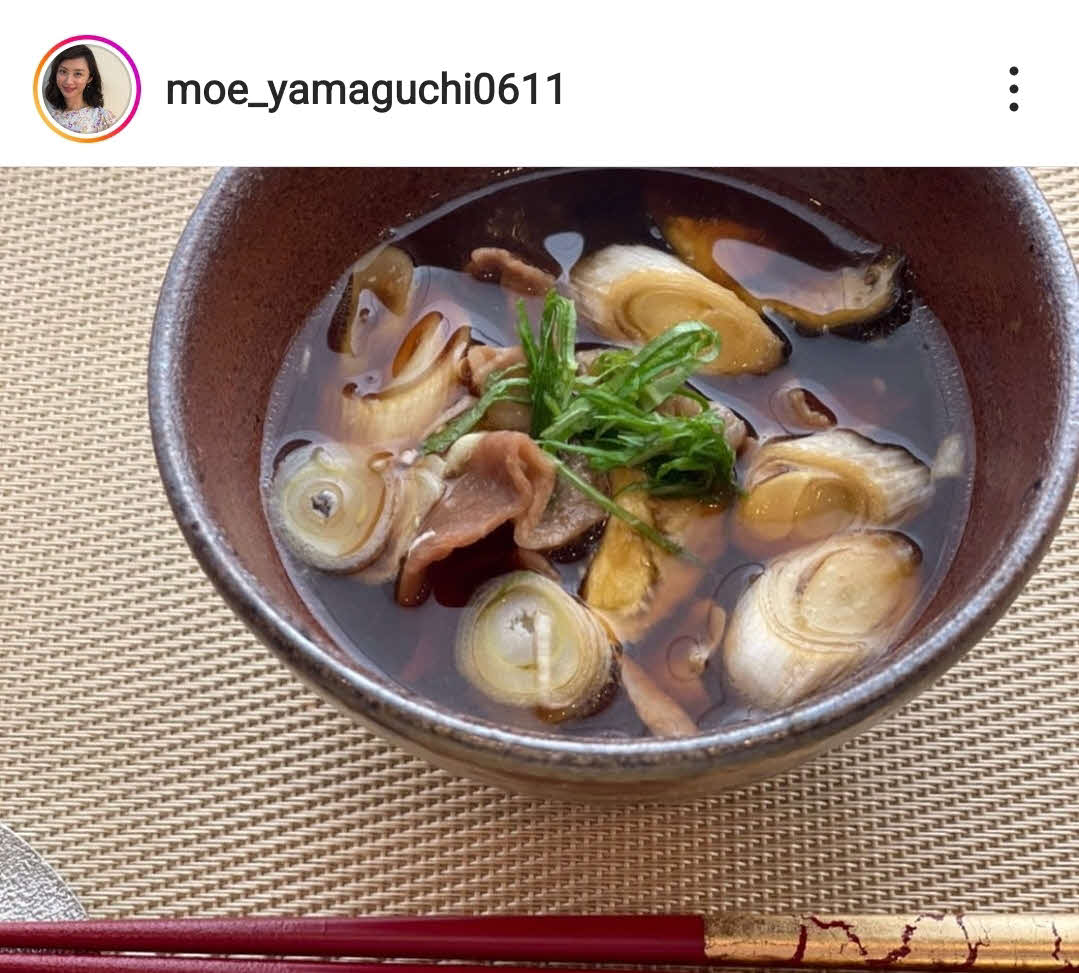 山口もえインスタグラムより