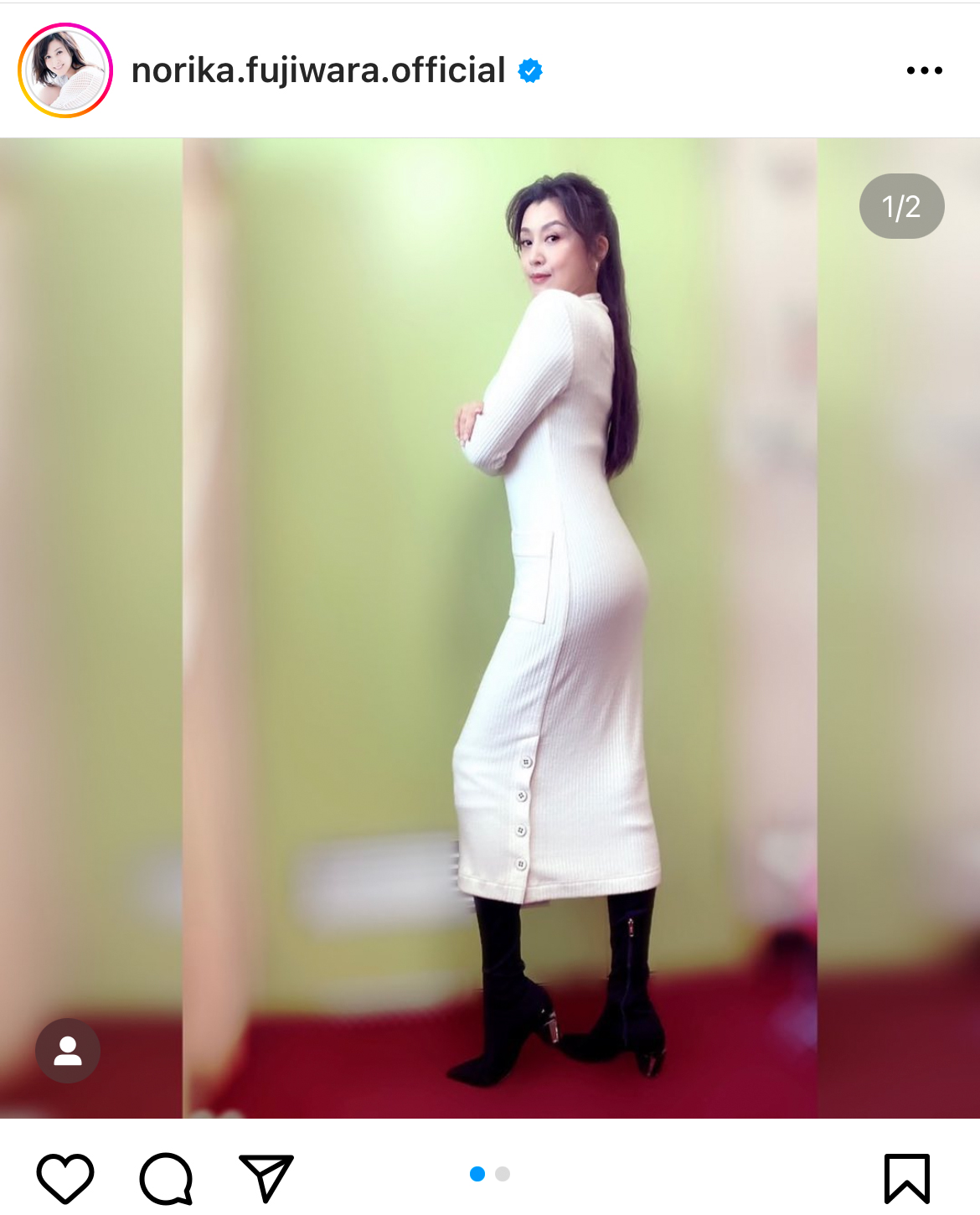藤原紀香のインスタグラムより