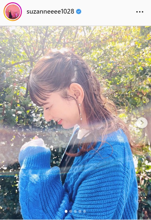 スザンヌのインスタグラムより
