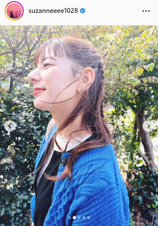 スザンヌのインスタグラムより