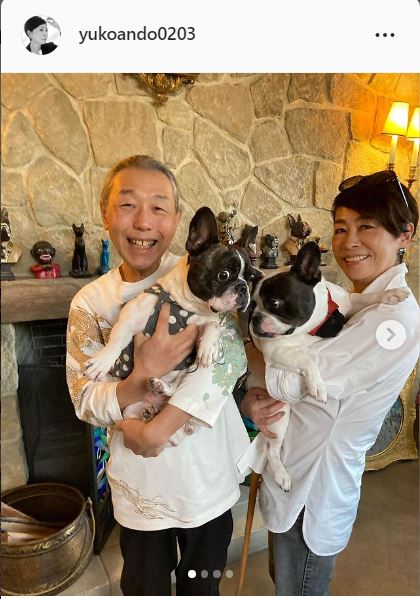 安藤優子氏のインスタグラムより