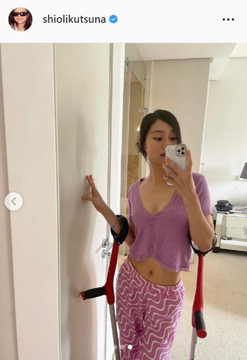 忽那汐里のインスタグラムより