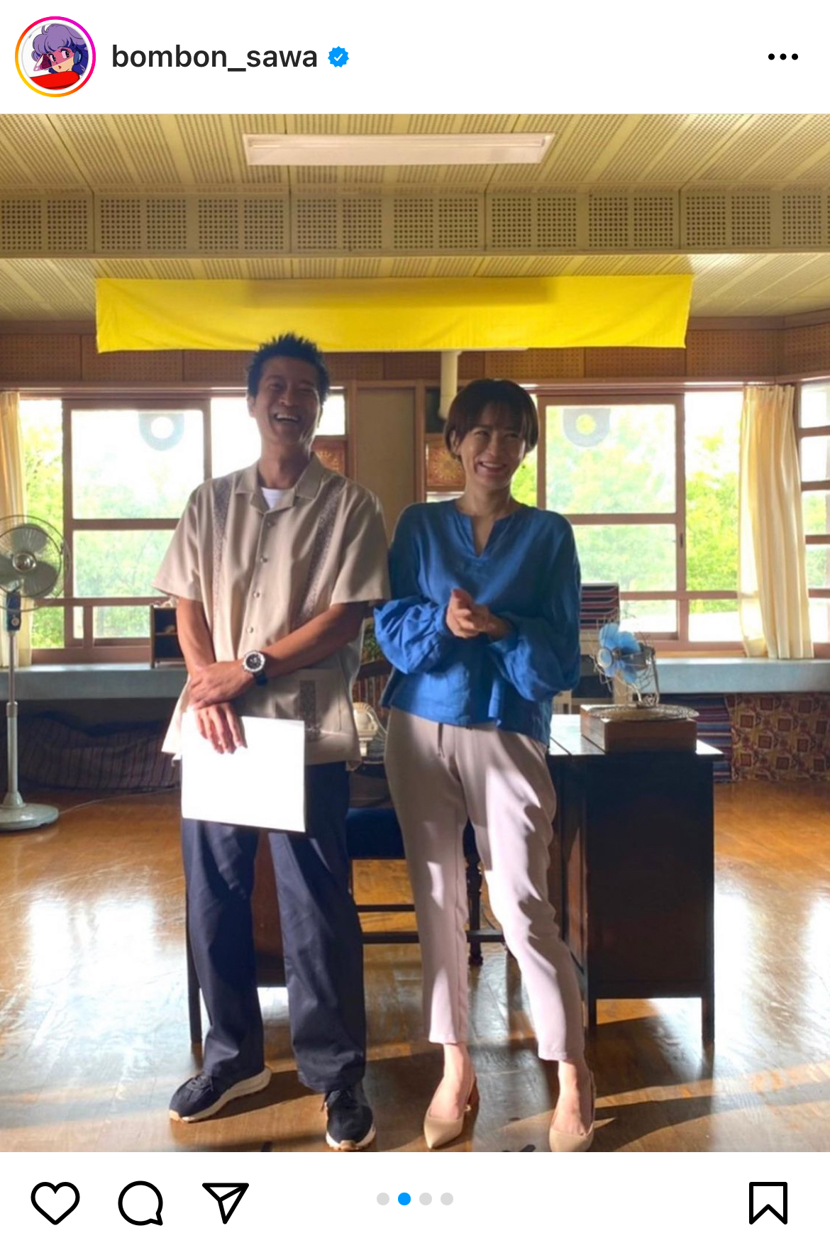 鈴木砂羽のインスタグラムより